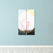 Hilma af Klint - WHAT A HUMAN IS 1910 キャンバスプリント (インサイチュ (ウッドフロア))