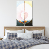 Hilma af Klint - WHAT A HUMAN IS 1910 キャンバスプリント (インサイチュ (寝室))