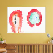 Hilma af Klint - Wheat and Wormwood  キャンバスプリント (インサイチュ (リビング))