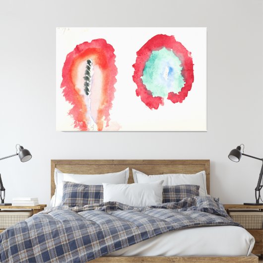 Hilma af Klint - Wheat and Wormwood  キャンバスプリント (インサイチュ (寝室))