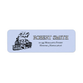 Hilo Railroad Vintage Steam Train Label ラベル