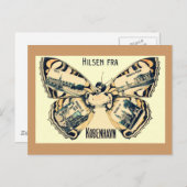 Hilsen Fra Kobenhavn – コペンハーゲンからのご挨拶 ポストカード (正面/裏面)