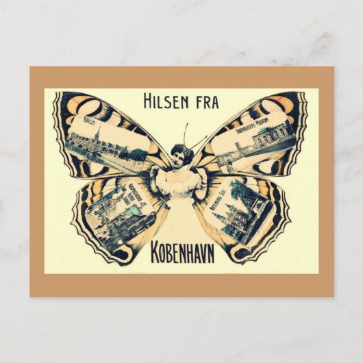 Hilsen Fra Kobenhavn – コペンハーゲンからのご挨拶 ポストカード (正面)