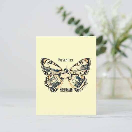 Hilsen Fra Kobenhavn – コペンハーゲンからのご挨拶 ポストカード (スタンド正面)