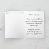 「HILTへ」哀悼のカード カード (内部)