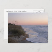 Hilton Head Islandのビーチの郵便はがき ポストカード (正面/裏面)