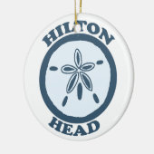 Hilton Head Island。 セラミックオーナメント (左)