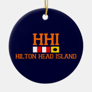 Hilton Head Island。 セラミックオーナメント
