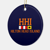 Hilton Head Island。 セラミックオーナメント (左)