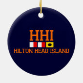 Hilton Head Island。 セラミックオーナメント (裏面)