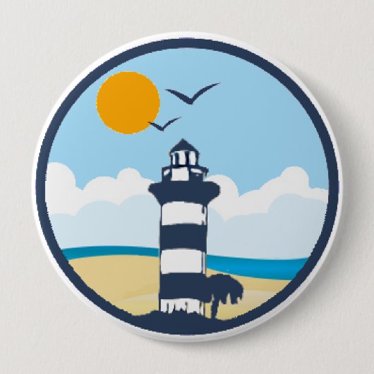 Hilton Head Island。 缶バッジ (正面)