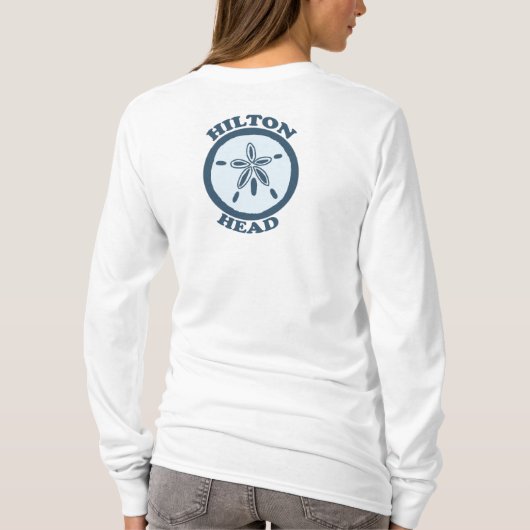 Hilton Head Island。 Tシャツ (裏面)