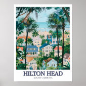 Hilton Head Print-Hilton Head Poster-Coligny Plaza ポスター (正面)
