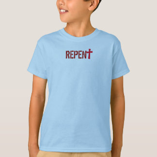 HIM (若者): REPENT +使徒3:19 Tシャツ