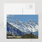 HIMALAYA - NEPAL 1000の景色の一つ ポストカード (正面/裏面)