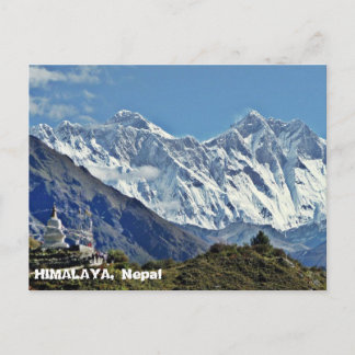 HIMALAYA - NEPAL 1000の景色の一つ ポストカード