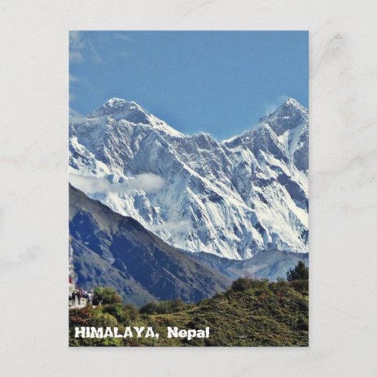 HIMALAYA - NEPAL 1000の景色の一つ ポストカード (正面)