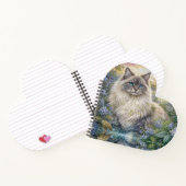 Himalayan Cat in Garden  ノートブック (内部)