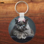 Himalayan Cat Keychain キーホルダー (正面)