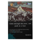 Himalayan Peaks Motivation Calendar 2026 Gift カレンダー (カバー)
