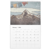 Himalayan Peaks Motivation Calendar 2026 Gift カレンダー (2月 2026)
