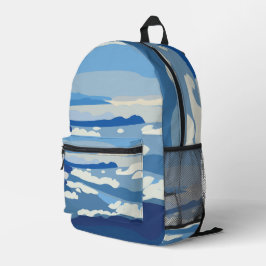 Himalayas Himalayan Mountains Asia Travel プリントバックパック