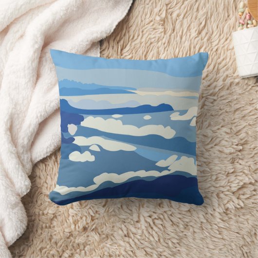 Himalayas Mountains  クッション (ブランケット)