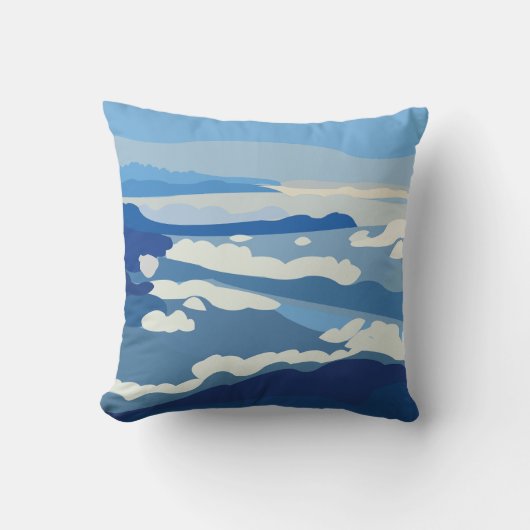 Himalayas Mountains  クッション (正面)