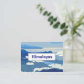 Himalayas Mountains Asia Travel 名刺 (スタンド正面)