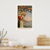 Himara Albania The Picturesque Riviera Vintage ポスター (キッチン)