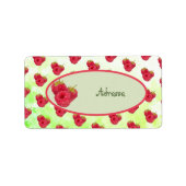 Himbeeren  adressaufkleber ラベル (正面)