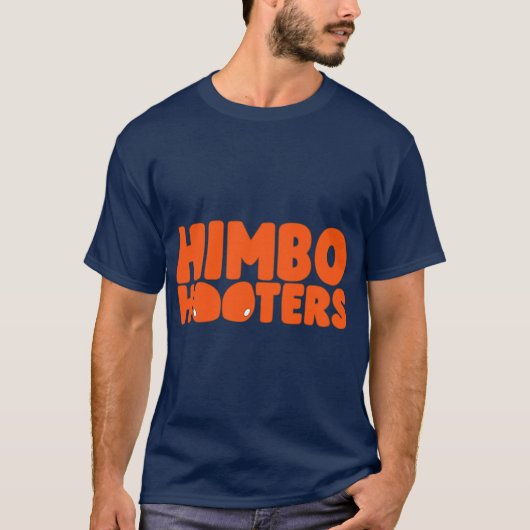 Himbo Hooters ロゴ Tシャツ (正面)