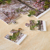 Himeji Castle in Full Bloom  ジグソーパズル (側面)