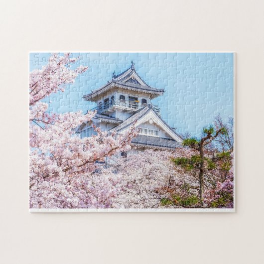 Himeji Castle in Full Bloom  ジグソーパズル (横)