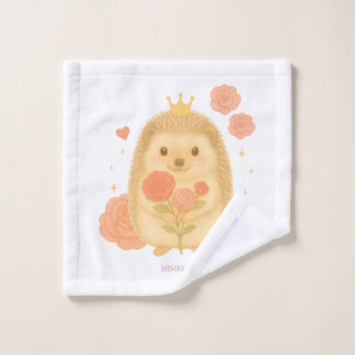 HIMEKARI Floral Hedgehog Wash Towel –Clear ウォッシュタオル