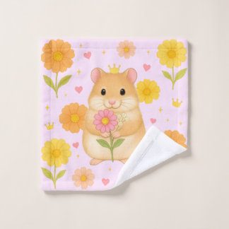 HIMEKARI Stars Wash Towel – Pink ウォッシュタオル