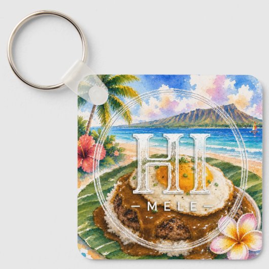 HIMELEシグネチャー キーチェーン コレクション – ロコモコ (正面)