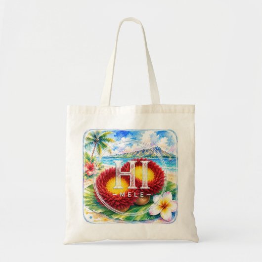 HIMELE ハワイアン トートバッグ ‘Ulī’ulī (正面)