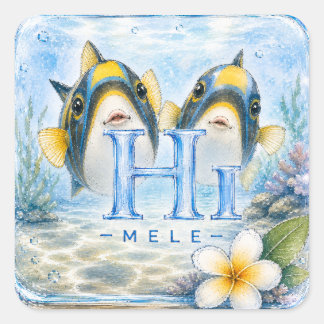 HIMELE リトルハワイ ステッカー — ハムハム