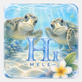 HIMELE リトルハワイ ステッカー — ホヌ