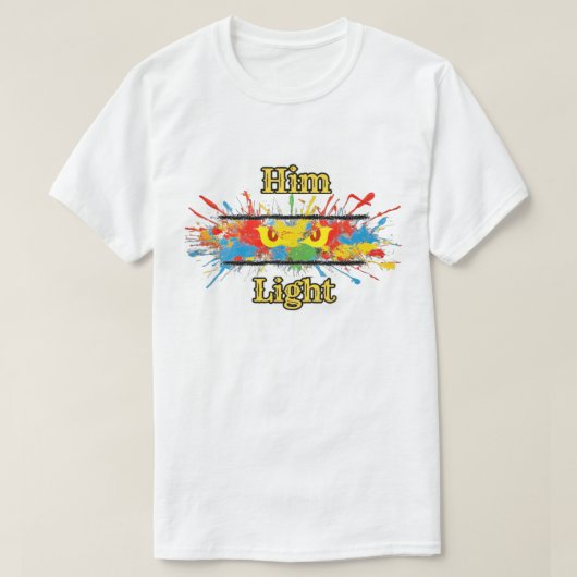 HimLight スプラッター Tシャツ (デザイン正面)