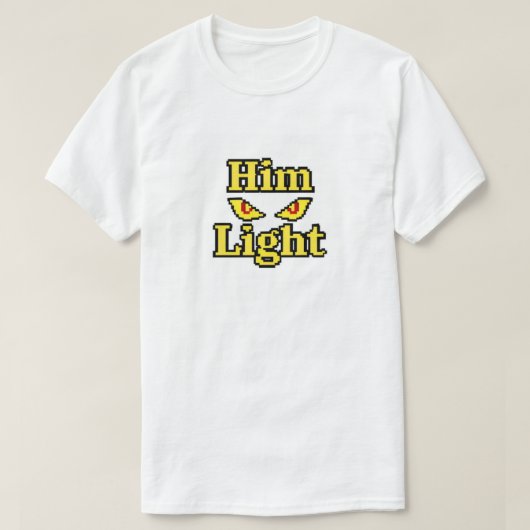 HimLight Pixelated Tシャツ (デザイン正面)