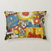 Himmel by Marsden Hartley、ヴィンテージ表現主義 アクセントクッション (正面)