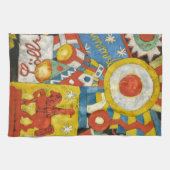 Himmel by Marsden Hartley、ヴィンテージ表現主義 キッチンタオル (横)