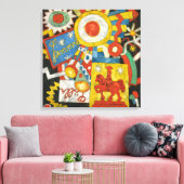 Himmel by Marsden Hartley、ヴィンテージ表現主義 キャンバスプリント (インサイチュ (リビング))