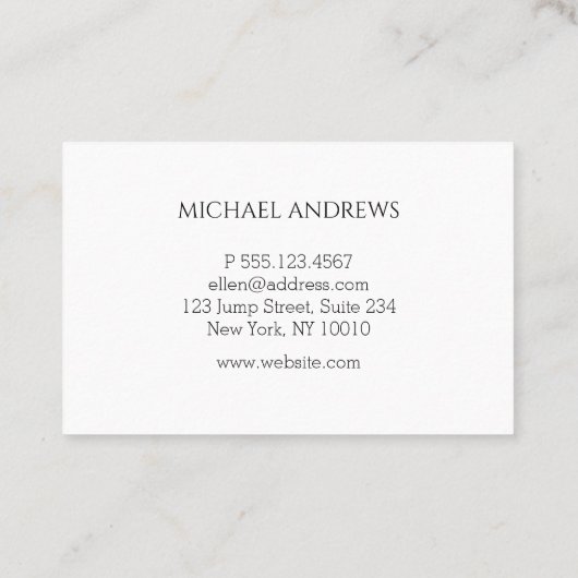 Himmel Foto Visitenkarte名刺 名刺 (裏面)