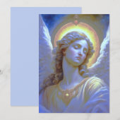 Himmlischer Engel im Glanz des göttlichen des Lich 招待状 (正面/裏面)