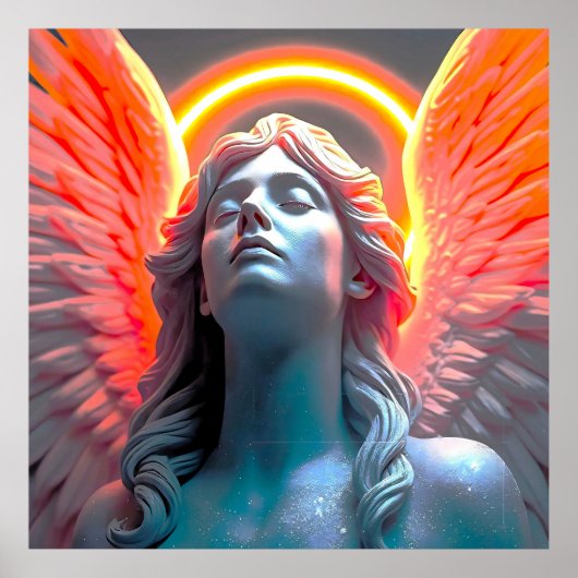 Himmlischer Engel im göttlichen Licht ポスター (正面)