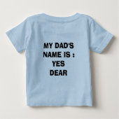 HiMyの名前はではないです ベビーTシャツ (裏面)