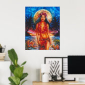 Hina by Lisa Iris ポスター (ホームオフィス)